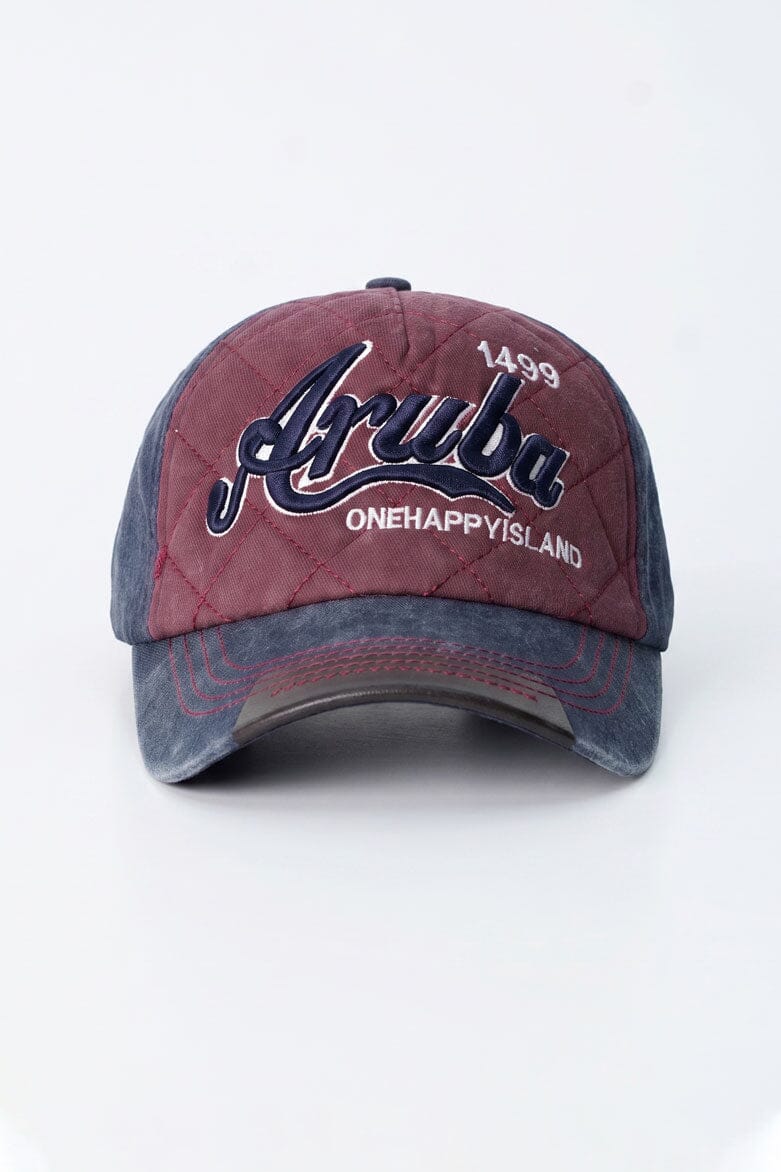 Navy & Maroon