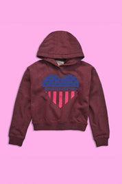 Burgundy & Blue