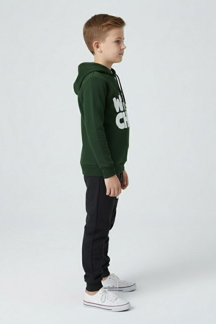 Bottle Green & Black