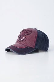 Navy & Burgundy