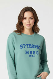 L.A.T Women's Tropez High Low Hem Sweat Shirt