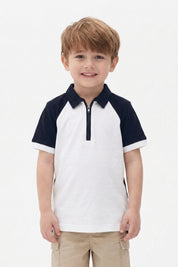 Navy & White