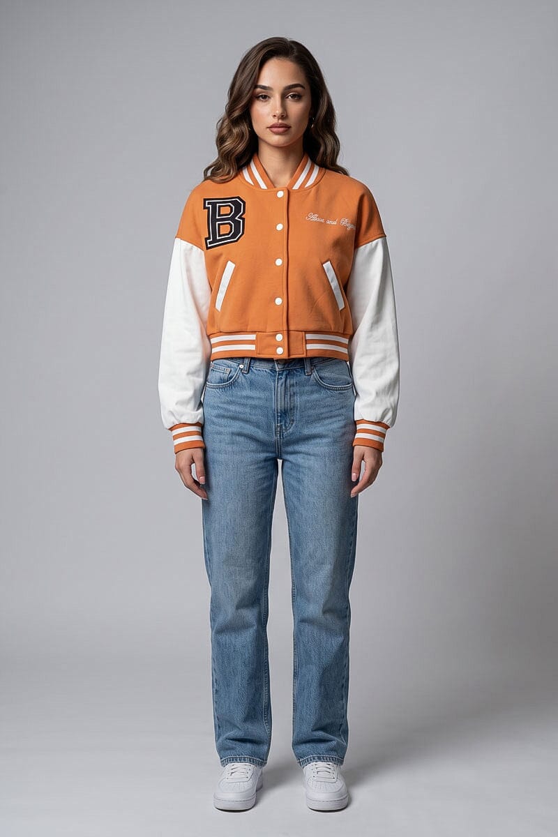 Orange & White