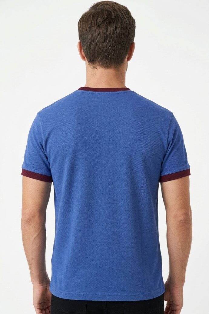 Blue & Maroon