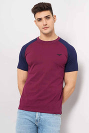 Burgundy & Navy