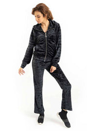 Start Women's Velvet Stripes Design Trousers