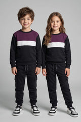 DKY Kid's Color Block Fleece Twin Set