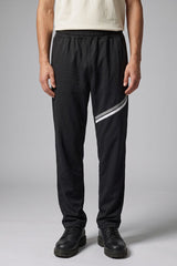 Men's Diagonal Striped Slim Trousers
