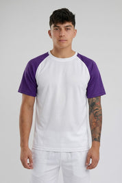 White & Purple