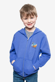 Independent Kid's Brnx Printed Zipper Fleece Hoodie kid's Zipper Hoodie SNR 