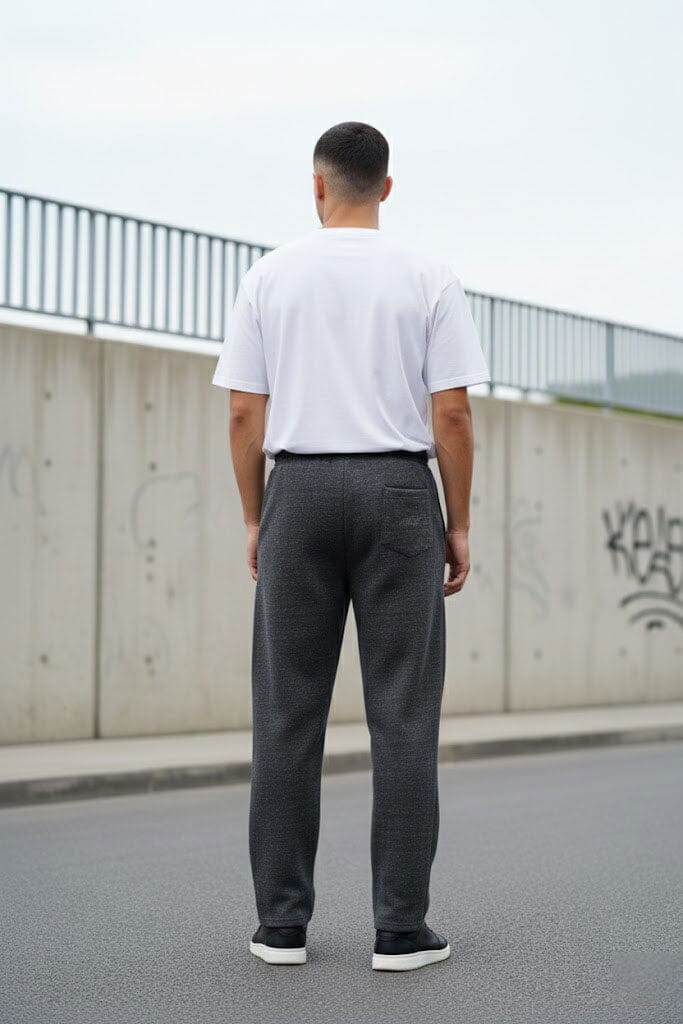 Jay Cee Men's Loose Fit Fleece Trousers