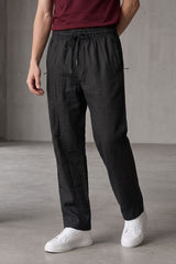 Jay Cee Men's Loose Fit Textured Trousers