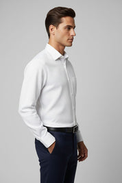Eternity Men's Striped Classic Fit Formal Shirt