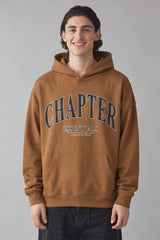 Chapter Men's Printed Oversized Pullover Hoodie