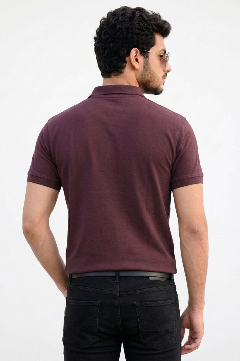 Burgundy & Black