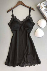 Women's Satin Padded Nightgown