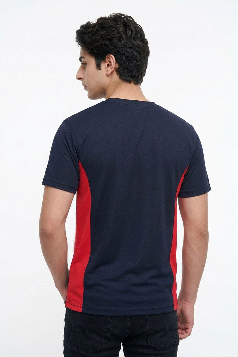 Navy & Red
