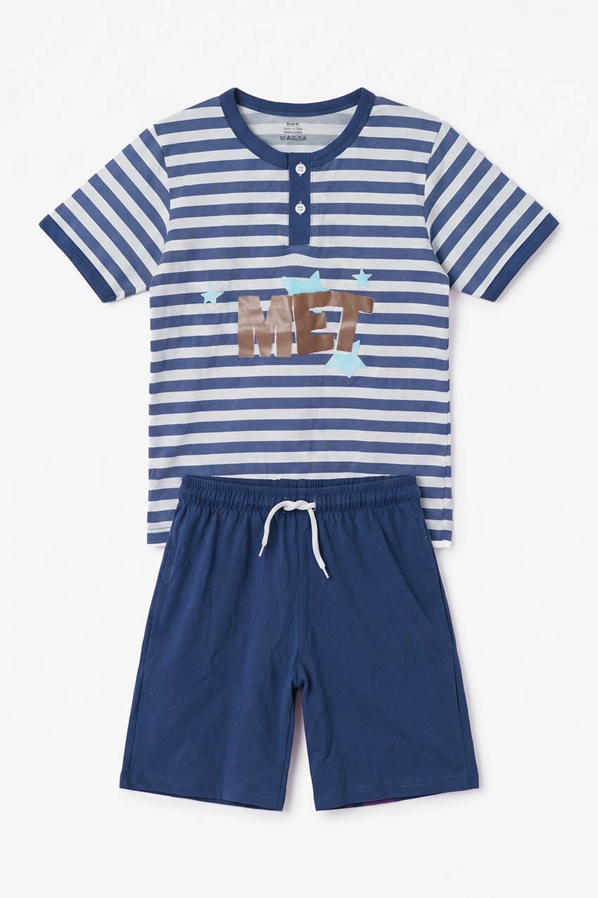 Navy & Chocolate
