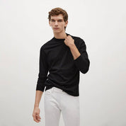 Polo Republica Men's Nobitu Mock Turtle Neck Minor Fault Sweatshirt
