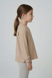 ZRA Girl's Raglan Sleeve Thermal Shirt