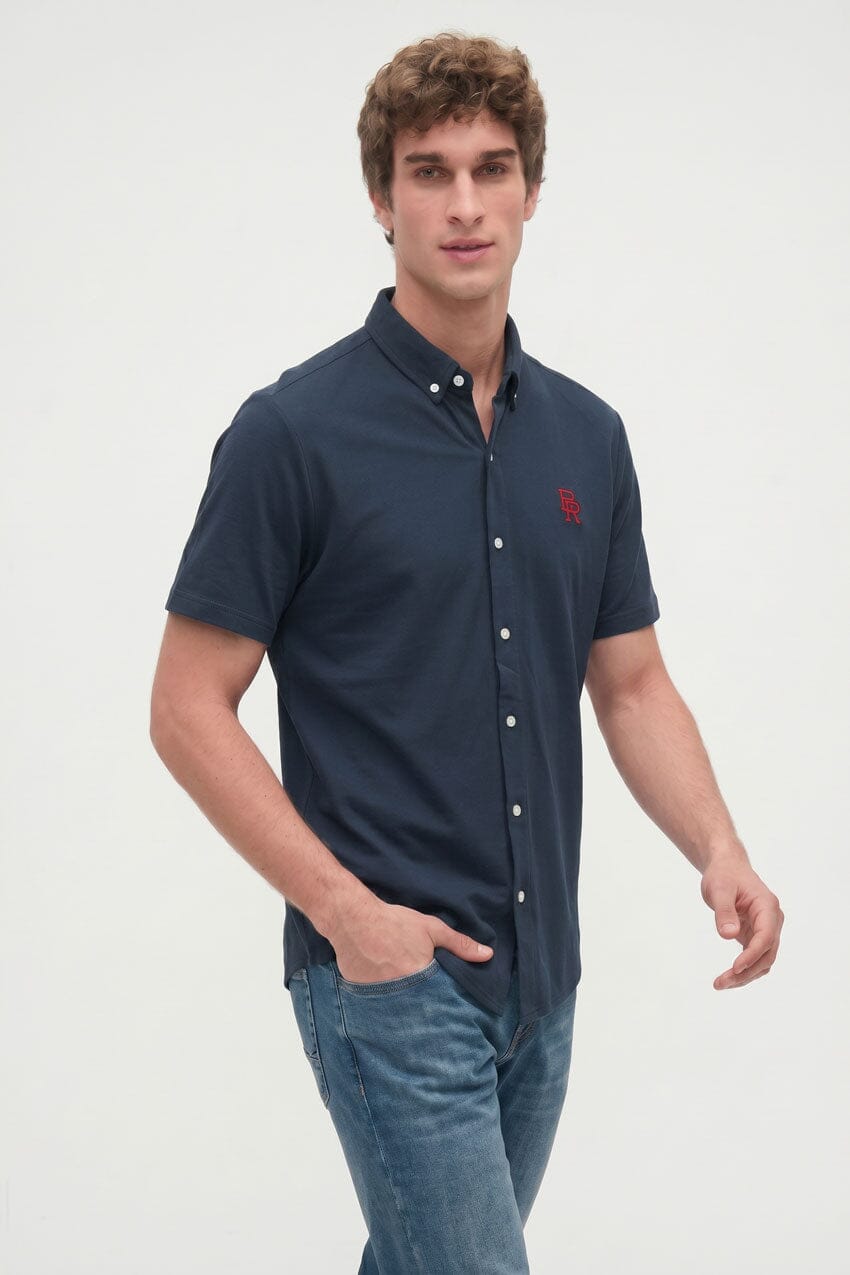 Navy & Red