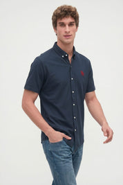 Navy & Red