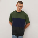 Men's Classic Boulder Panels Design Tee Shirt