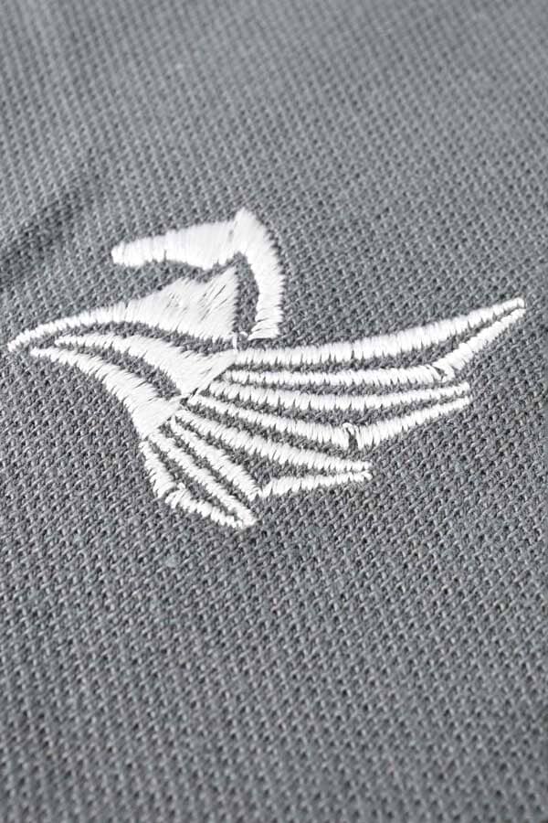 Polo Republica Men's Pegasus & 1 Embroidered Contrast Panels Polo Shirt