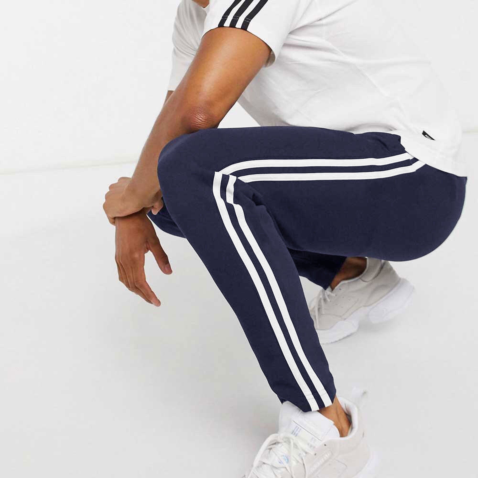 Poler Chitose Men's Super Soft Striped Minor Fault Trousers Men's Trousers IBT Navy & White S 