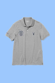 Polo Republica Men's Deer & PR Mallets Embroidered Short Sleeve Polo Shirt