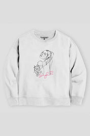 Polo Republica Women's Ariana Grande Printed Fleece Sweatshirt