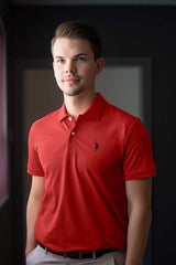Polo Republica Men's Signature Pony Embroidered Short Sleeve Polo Shirt