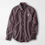 Polo Republica Men's Brandeta Minor Fault Casual Shirt Minor Fault Polo Republica Wine Dots S 