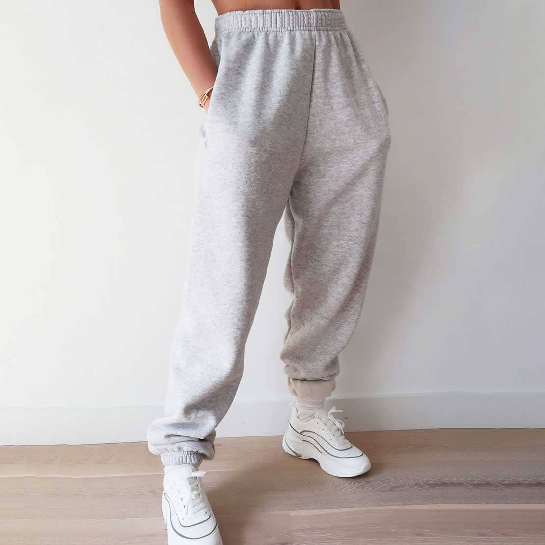 Women's Joyka Fleece Jogger Pants Women's Trousers Minhas Garments Heather Grey XS 