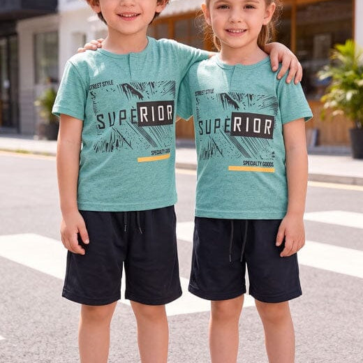 Turquoise & Navy