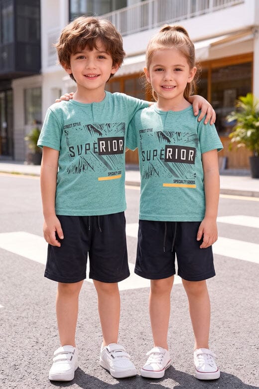 Turquoise & Navy