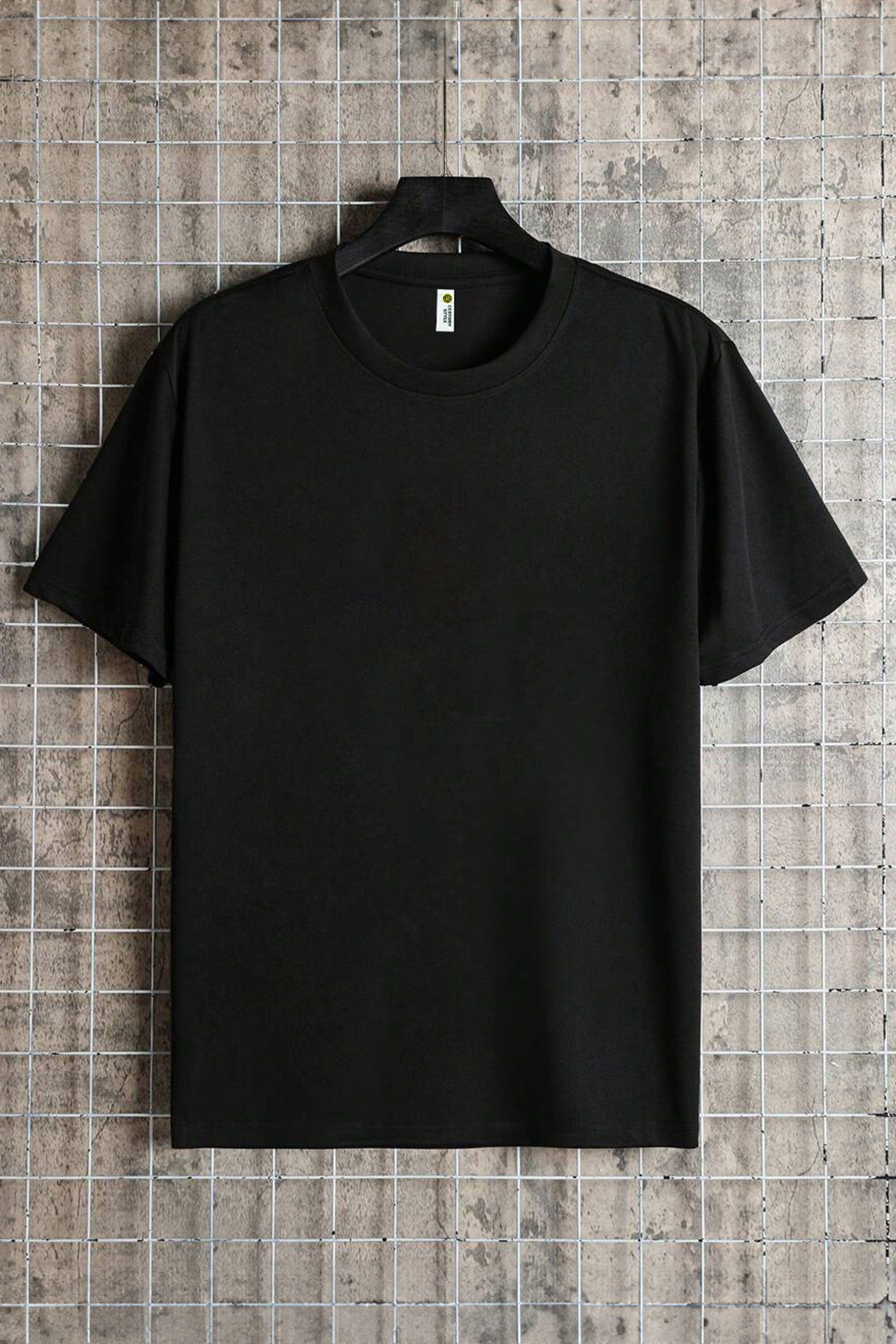 Century Style Men's Solid Design Classic Tee Shirt Men's Tee Shirt SNR 