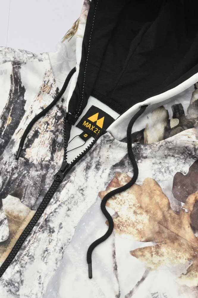 Max 21 Men's Snow Drift Printed Style Fleece Body Warmer