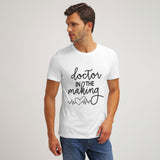 LE Men's Doctor In The Making Printed Short Sleeve Tee Shirt