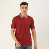 Max 21 Men's Lining Collar Polo Shirt