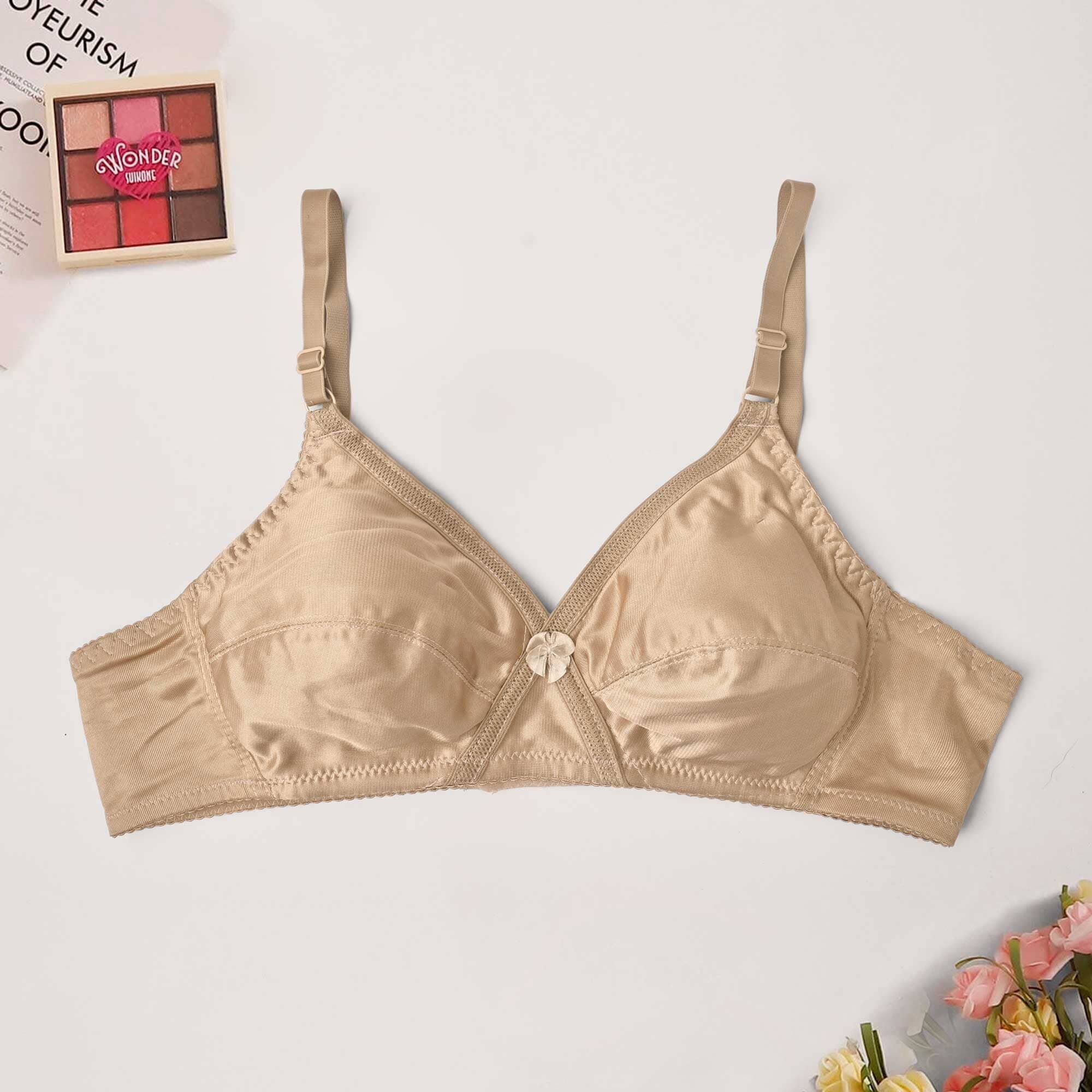 Myssivy Women's Light Padded Stretched Bra Women's Lingerie RAM Skin 30 