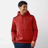 Polo Republica Men's Maple Leaf Minor Fault Embroidered Fleece Pullover Hoodie