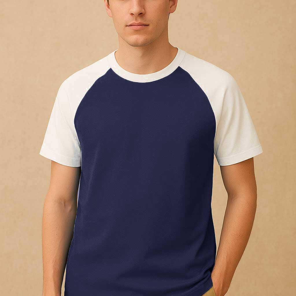 Light Navy & White