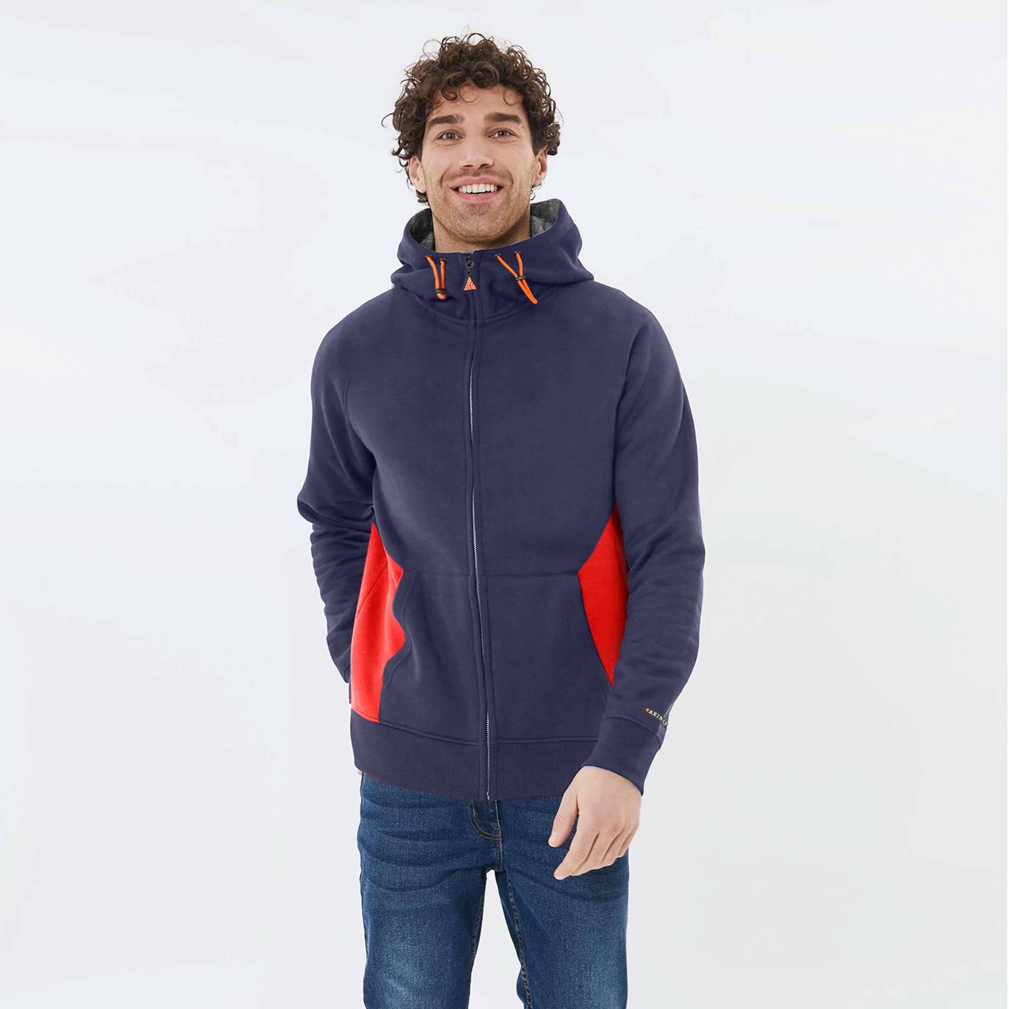 Navy & Red
