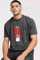 Max 21 Men's Be Yourself Printed Short Sleeve Tee Shirt