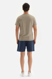 AH Men's Pocket Printed Style Classic Tee Shirt Men's Tee Shirt SZK 