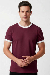 Maroon & White
