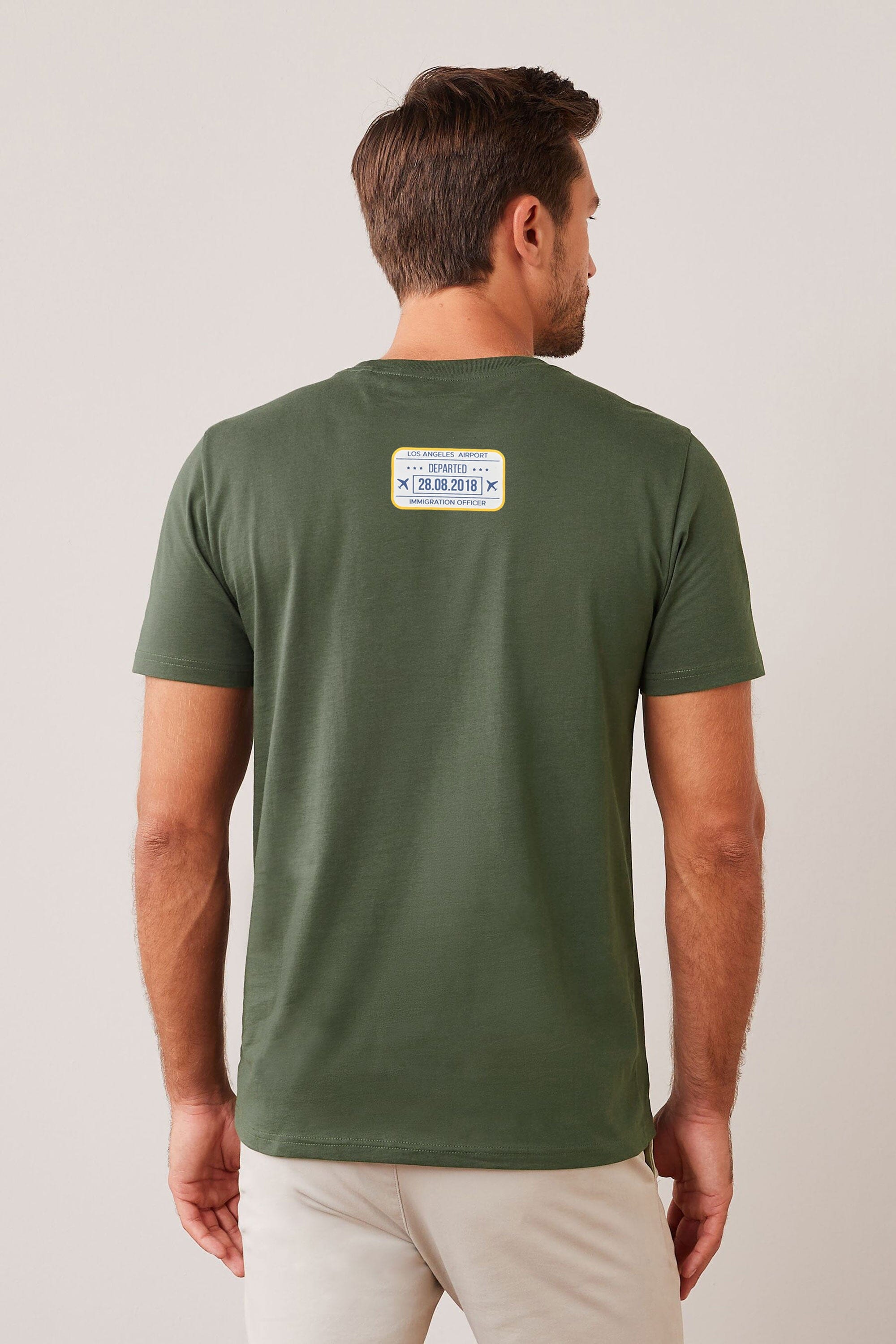 Polo Republica Men's Explore Nature Printed Crew Neck Tee Shirt Men's Tee Shirt Polo Republica 