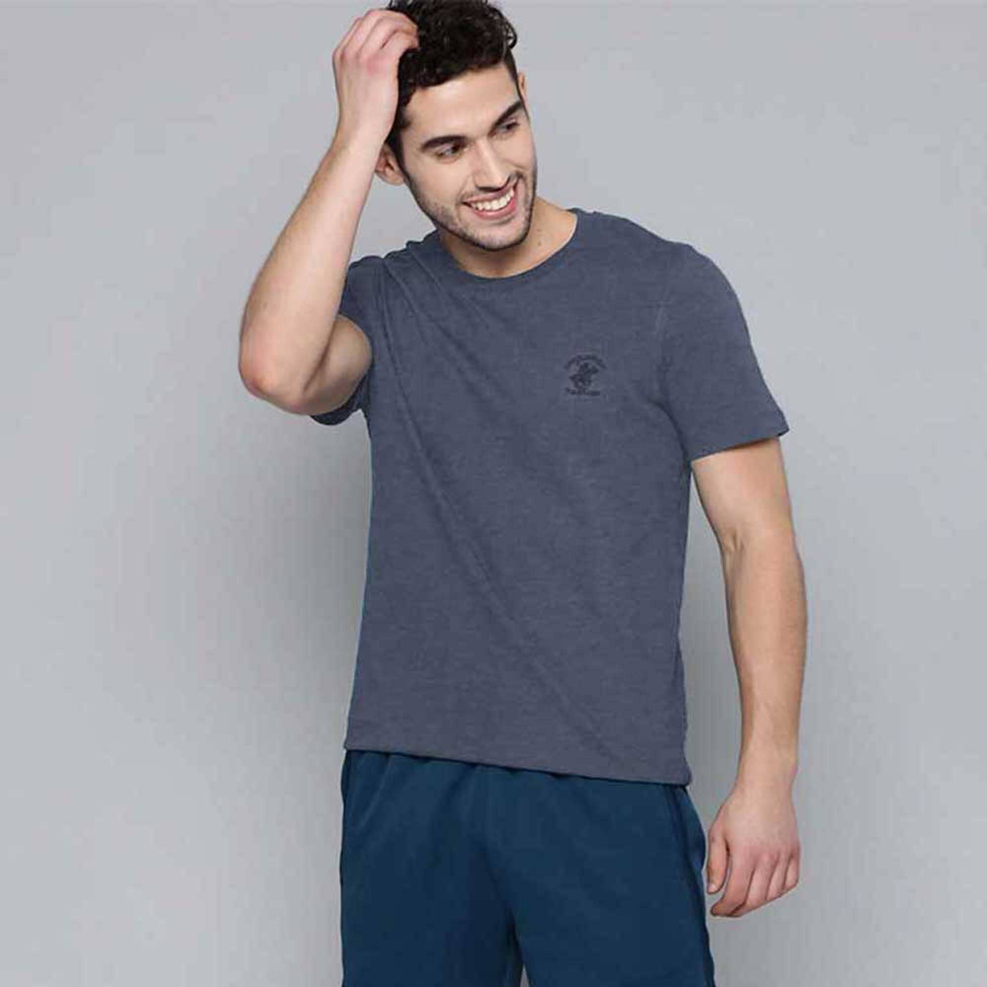 Beverly Hills Men's Short Sleeve Minor Fault Classic Tee Shirt Men's Tee Shirt Syed Adeel Zafar Jeans Marl S 