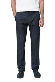 Black & Blank Men's Slim Fit Cotton Pants